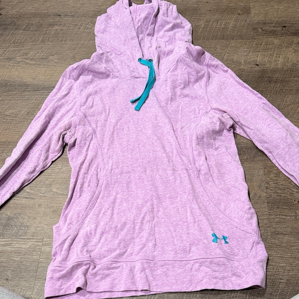 Under Armour Lavender Hoodie with Teal Details